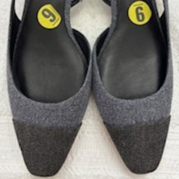 Veronica Beard Shoes - Veronica Beard Cecile Denim Cap-toe sling back NWOT Size 9